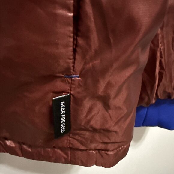 Cotopaxi XL Kusa Jacket Full Zip Parka Reversible Blue Maroon Mens Quilted NWOT - Picture 7 of 10